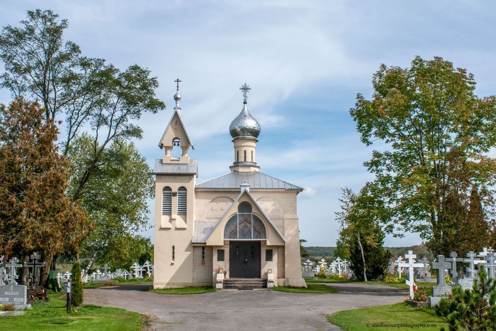 Holy Trinity Russion Monastery Cemetary In Summer Jordanville Ny Photography Art | Alan Lincourt Photography Dot Com
