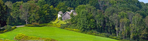 Lonely Barn Watches Over Field