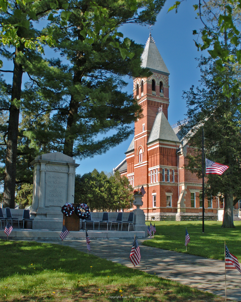 Memorial Day At Cooperstown Court House Photography Art | Alan Lincourt Photography Dot Com