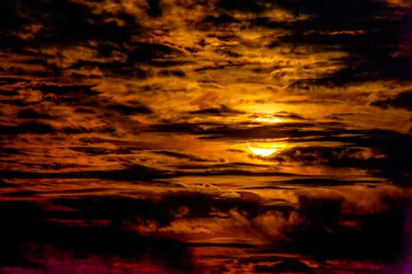 Super Full Moon Storm Clouds Multi-Colored Nov 2016