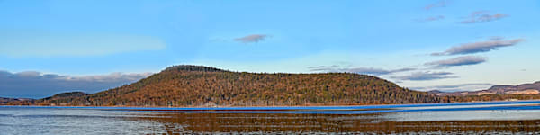 Sleeping Lion Otsego Lake Cooperstown New York in Spring Panorama