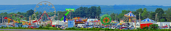Colorful Escapade at Herkimer County Fair Frankfort NY 48"x9" Limited Edition