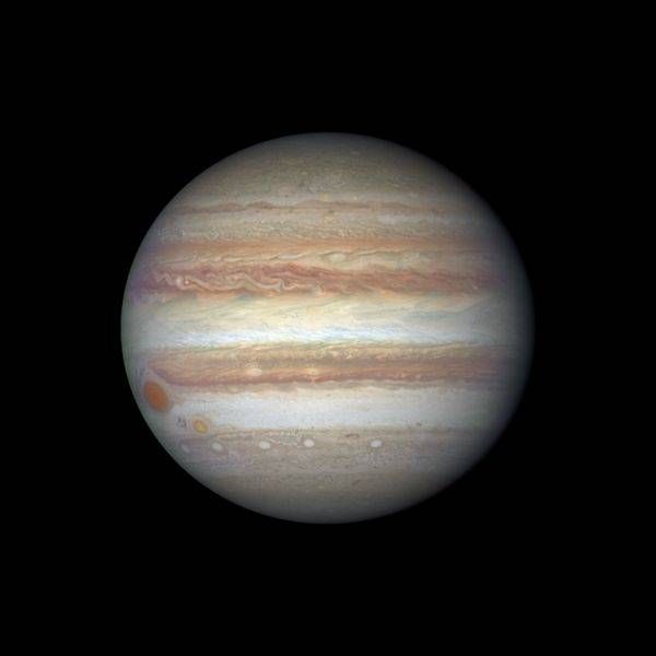 Jupiter Great Red Spot — Hubble Astrophotography (2016)