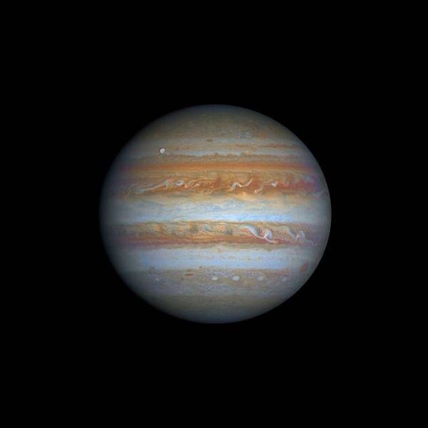 Jupiter & Europa Transit (2017) — Hubble Astrophotography