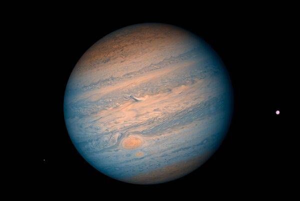 Jupiter IR/UV Composite — Hubble Astrophotography Print