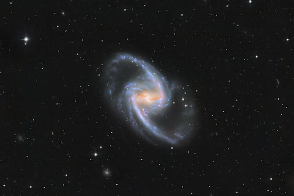 NGC1365 Barred Spiral Galaxy in Fornax