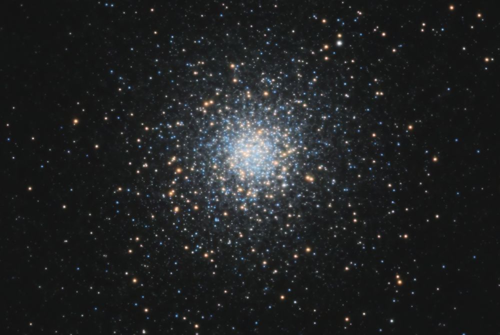 M5 Rose Globular Cluster In Serpens (3x Closeup) Photography Art | MaximAstroPhoto
