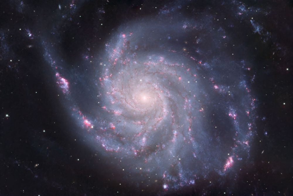 Celestial Spiral - Messier 101 Galaxy Artwork for Space Lovers