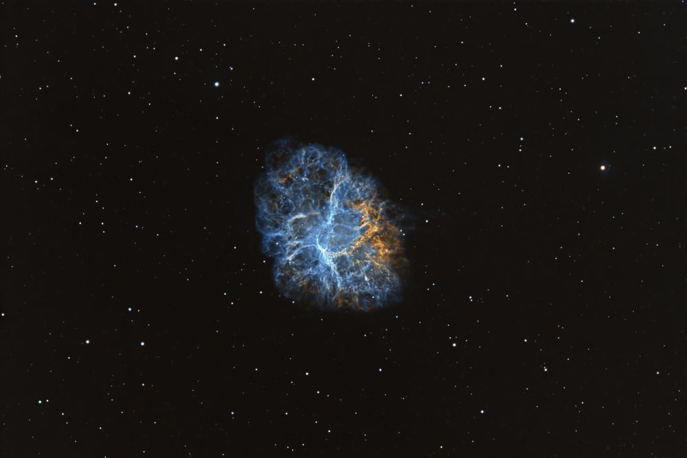 Crab Nebula   M1 Wide Field (Hoo) Photography Art | MaximAstroPhoto