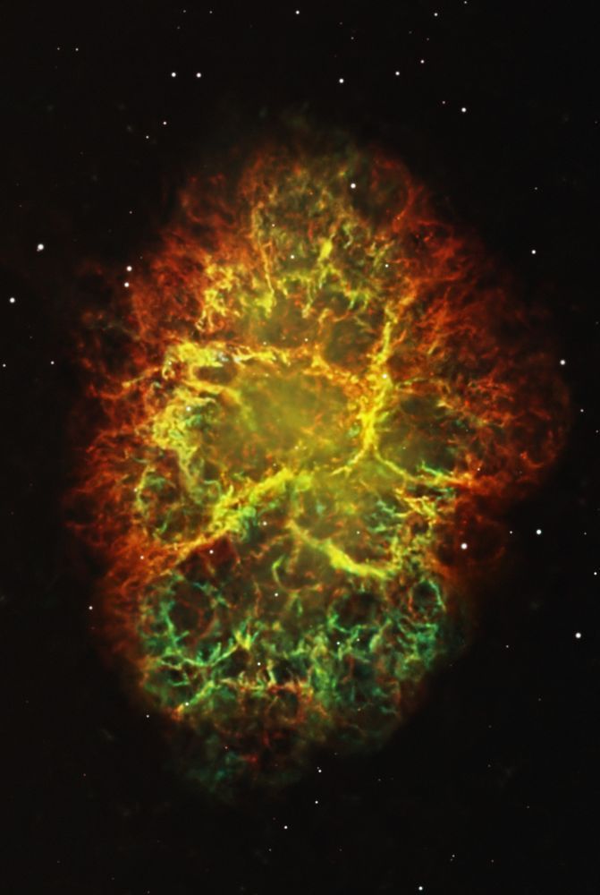 Crab Nebula   M1   Closeup (Hss) Photography Art | MaximAstroPhoto