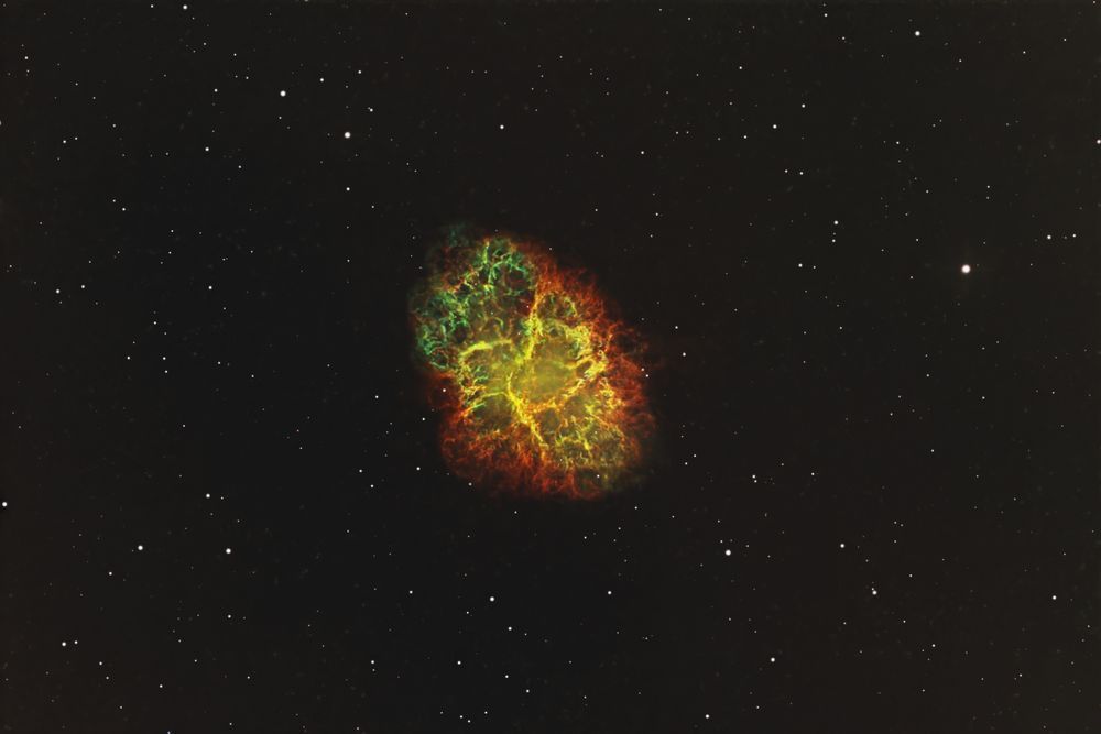 Crab Nebula   M1   Wide Field (Hss) Photography Art | MaximAstroPhoto