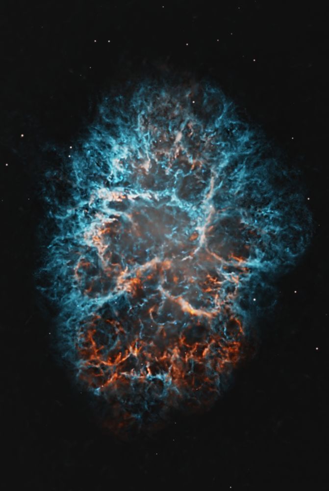 Crab Nebula   M1   Closeup (Shh) Photography Art | MaximAstroPhoto