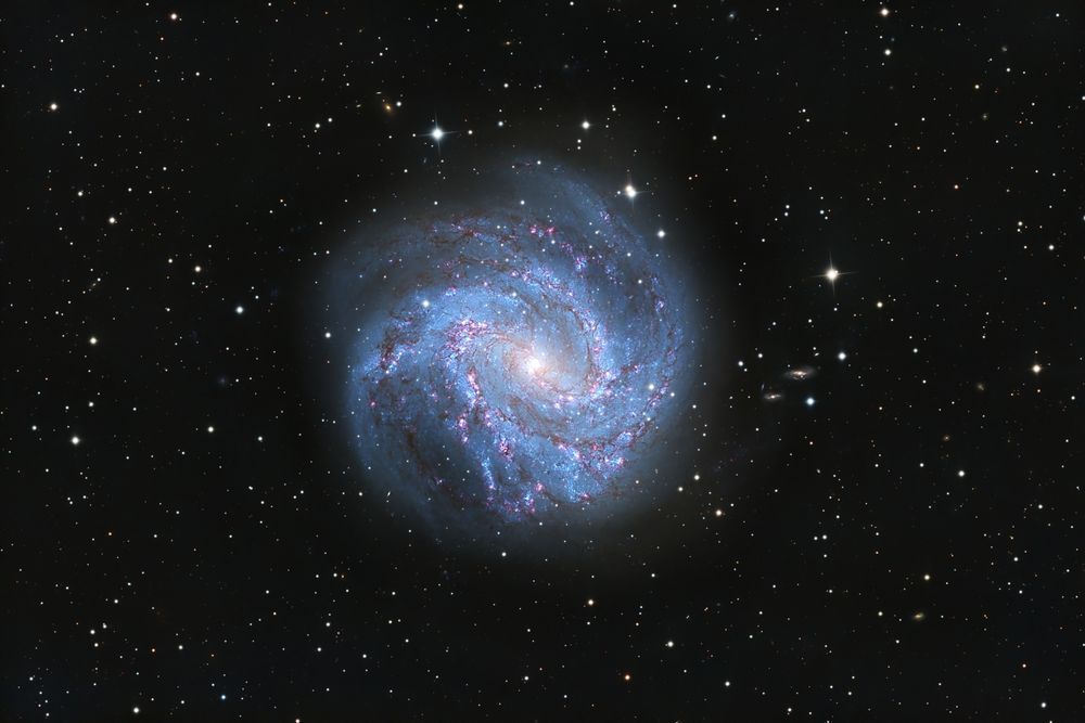 Southern Pinwheel Galaxy (Messier 83/M83) Hd Metal Print In Stunning Deail Photography Art | MaximAstroPhoto