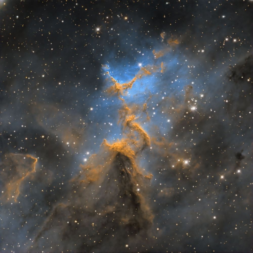 Melotte 15 In Hubble Palette Photography Art | MaximAstroPhoto