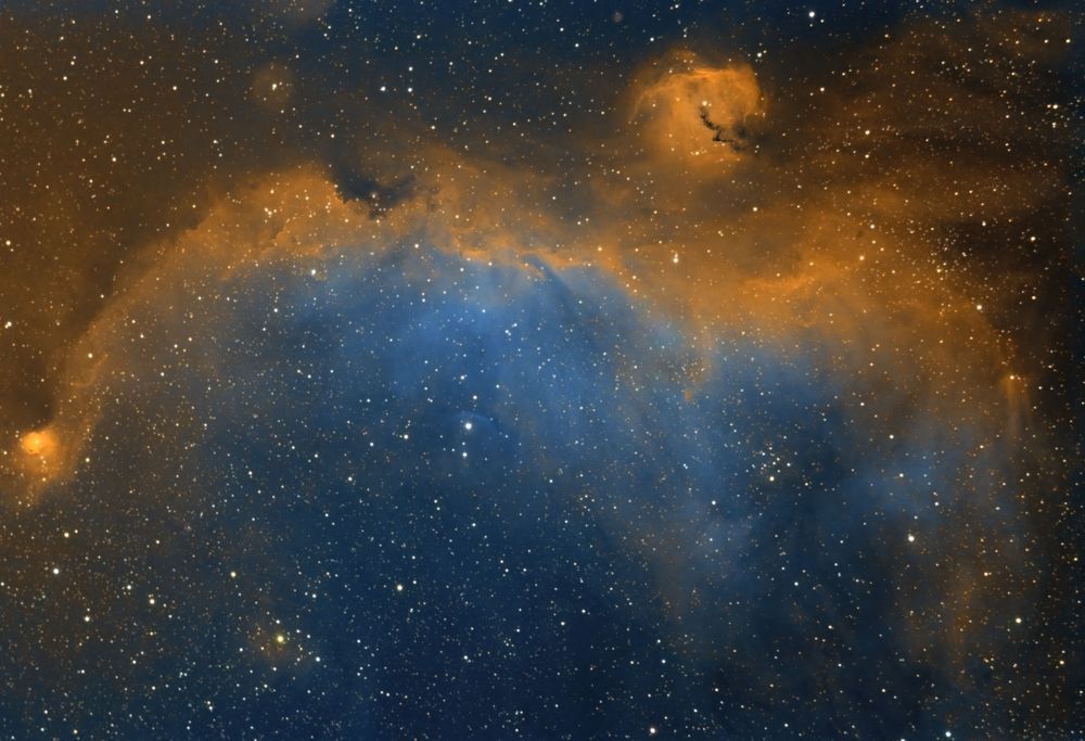 Seagull Nebula HSO - Closeup