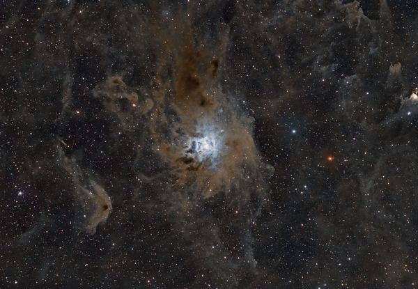 The Iris Nebula (also known as NGC 7023 and Caldwell 4) Wide field