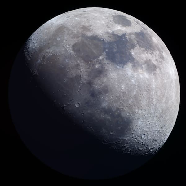 Moon In Star Field