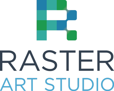 Harmonic abstractions: cubist notes in motion Art | Raster Art Studio