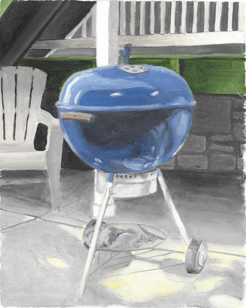 Untitled 6 Grill Art Print | Brian DePauli BBQ Party Series