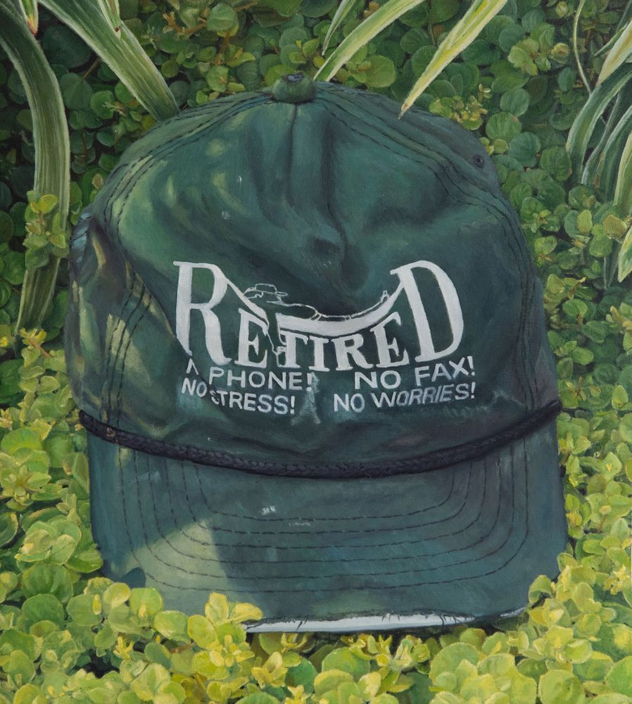 Retired Hat Art Print | Contemporary Realism by Brian DePauli