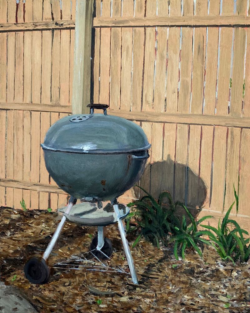 Brizone Grill Oil Painting by Brian DePauli