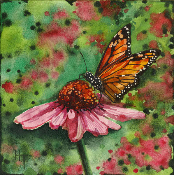 Pink Monarchs Art | Holly Tippetts Art