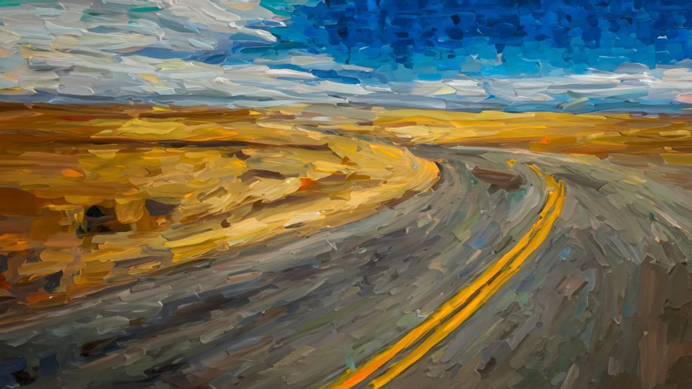 Road In The Desert Photography Art | Julian Kegel 