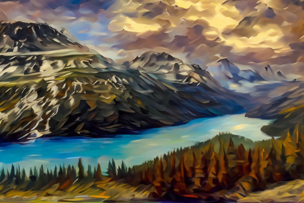 Peyto Lake Overlook Photography Art | Julian Kegel 
