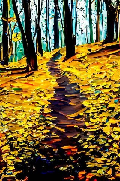 PATH IN WOODS