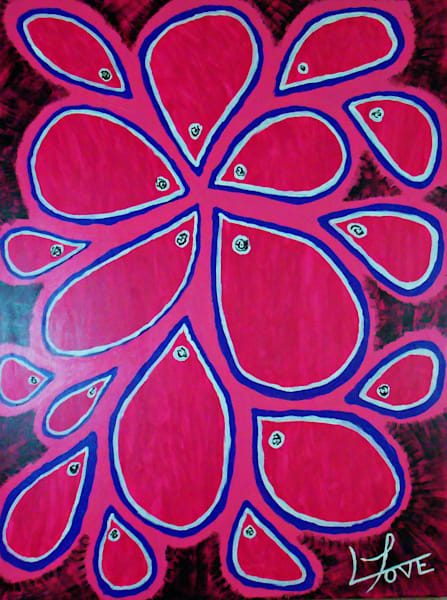Sweet Petals Painting – Soft Pink Petals for Serene Decor