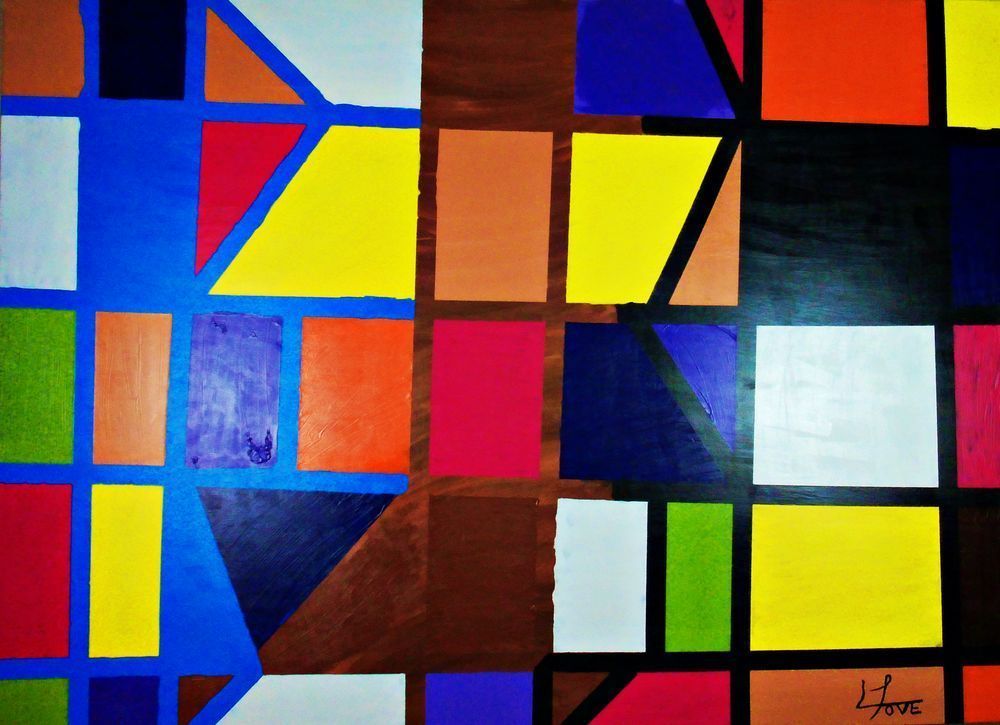 Straight Line – Geometric Abstract Art for Modern Interiors