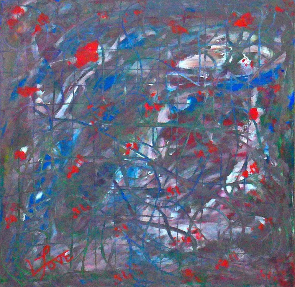 Traffic Jam Abstract Painting | Middle Phase Stillness and Endurance
