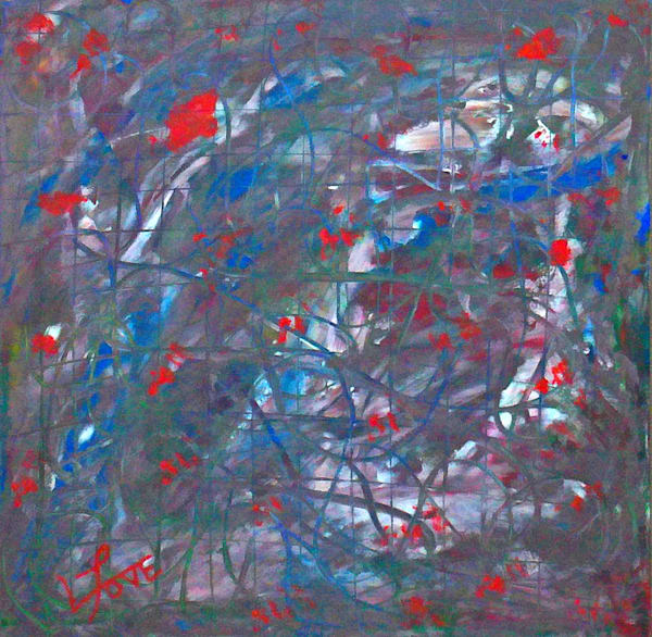 Traffic Jam Abstract Painting | Middle Phase Stillness and Endurance
