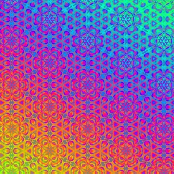 Colorful Flower Mapping Art | Lilly's Artwork/Gallery Gems