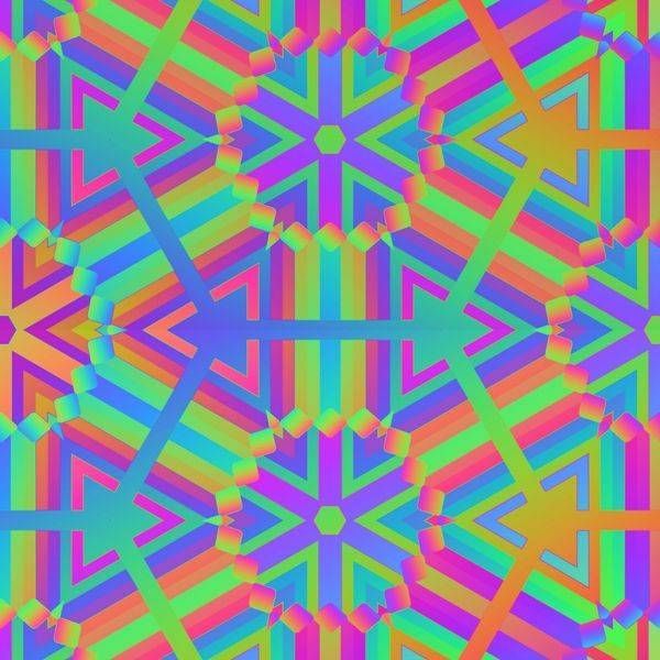Color Triangle Mapping Art | Lilly's Artwork/Gallery Gems