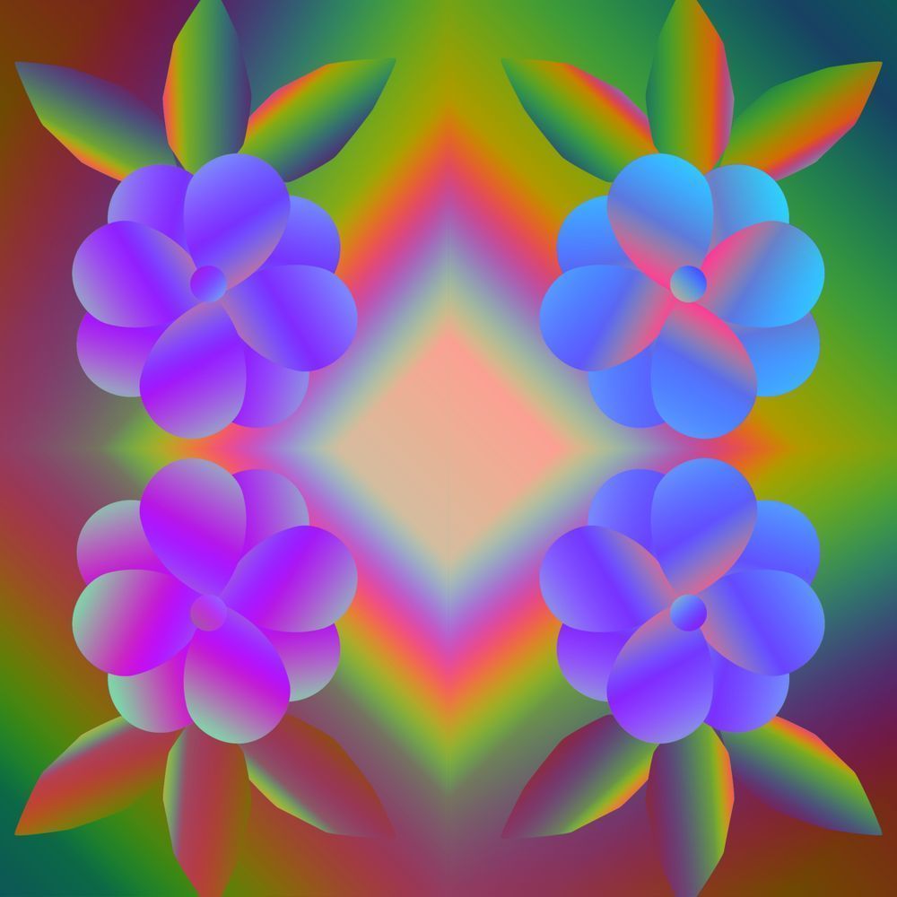 Chromatic Bloom Art | Lilly's Artwork/Gallery Gems