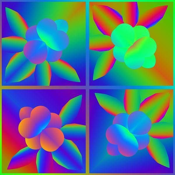 Prismatic Blossoms Art | Lilly's Artwork/Gallery Gems