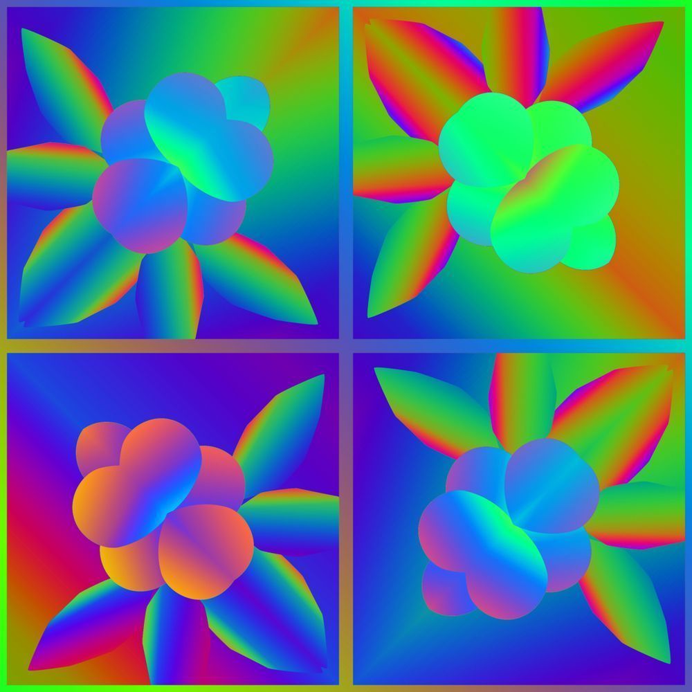 Prismatic Blossoms Art | Lilly's Artwork/Gallery Gems