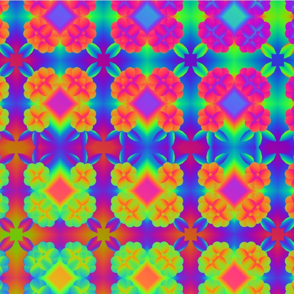 Chromatic Bloomscape Art | Lilly's Artwork/Gallery Gems