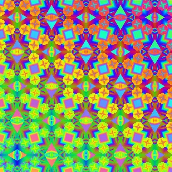 Neon Gradient Kaleidoscope Art | Lilly's Artwork/Gallery Gems