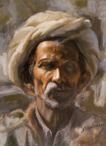Turban Man Art | Bill Sarnowski Fine Art