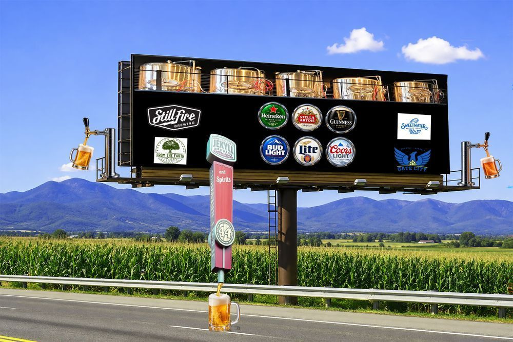 Billboard Brewery Art | Viewfinder Arts LLC