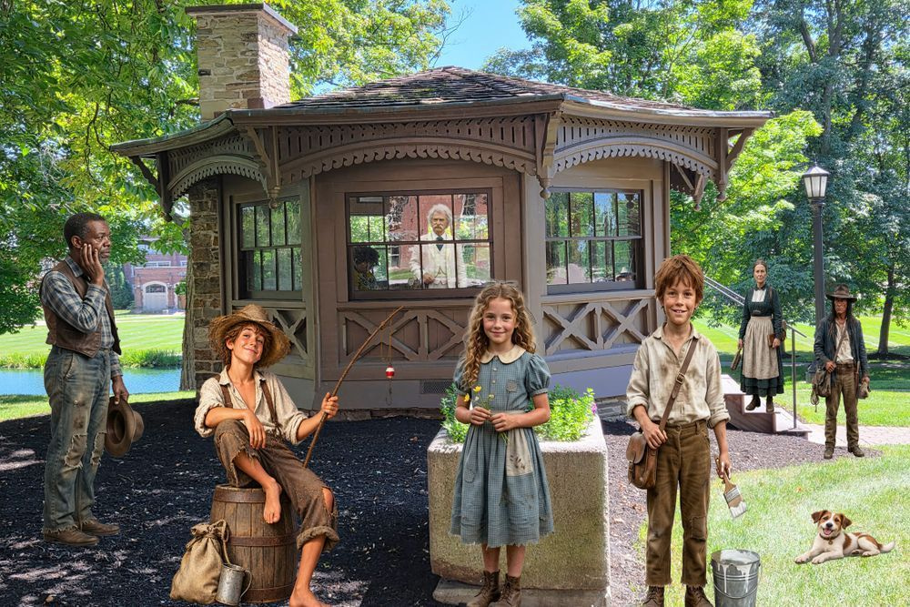 Study Of Mark Twain Characters Art | Viewfinder Arts LLC