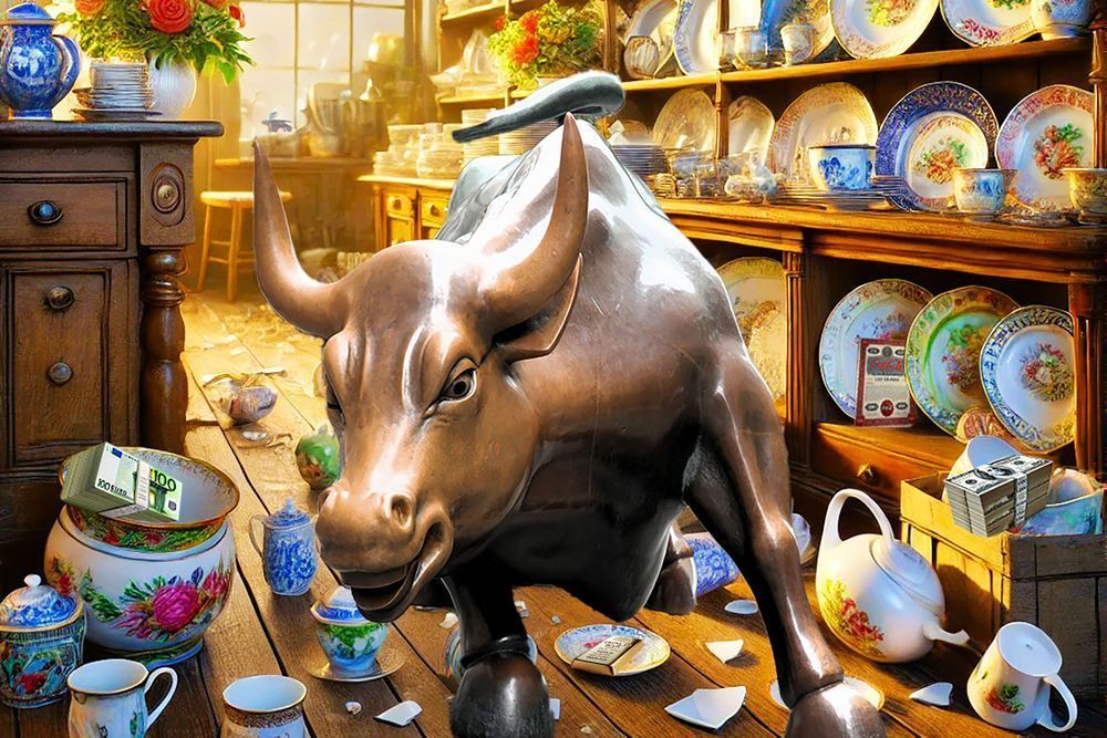 Bull In A China Shop Art | Viewfinder Arts LLC