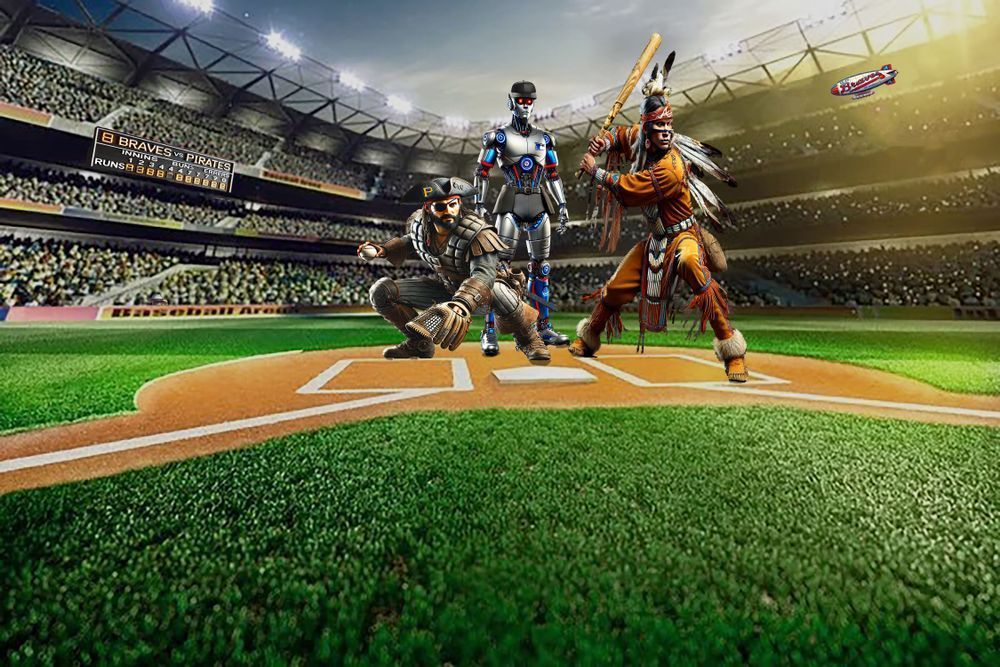 Braves Vs Pirates Game Art | Viewfinder Arts LLC