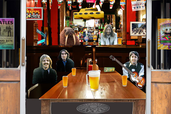 Beatles Pub Tribute Art | Viewfinder Arts LLC