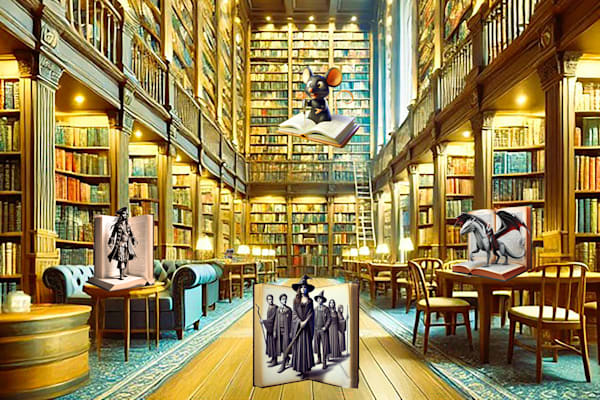 Books Coming Alive Art | Viewfinder Arts LLC