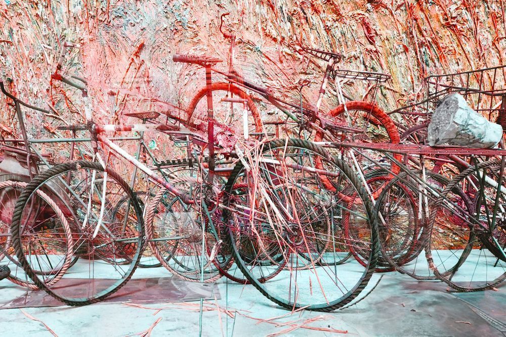 Abstract Bicycles Art | Viewfinder Arts LLC