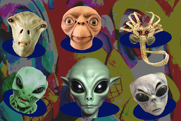 Alien Faces Museum Art | Viewfinder Arts LLC