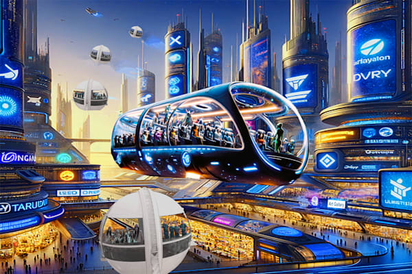 Future City Transportation Center Art | Viewfinder Arts LLC